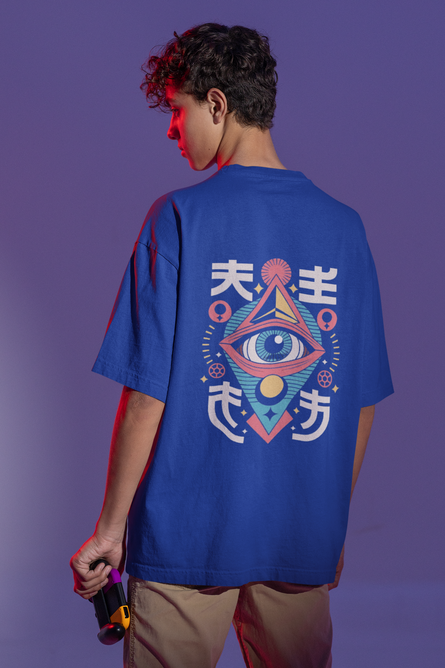 Neo Eye Oversized Tee – Vision Beyond Limits