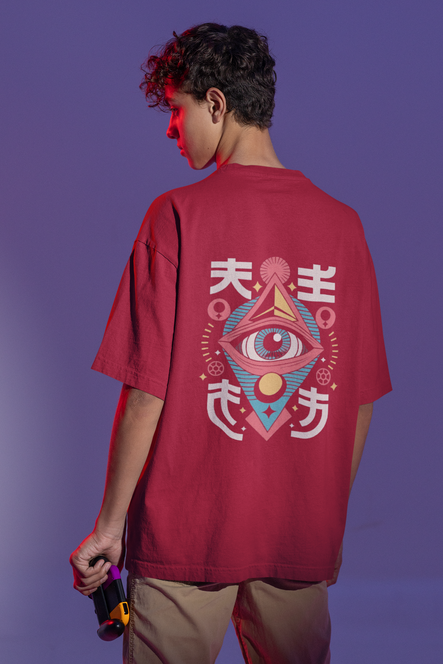 Neo Eye Oversized Tee – Vision Beyond Limits