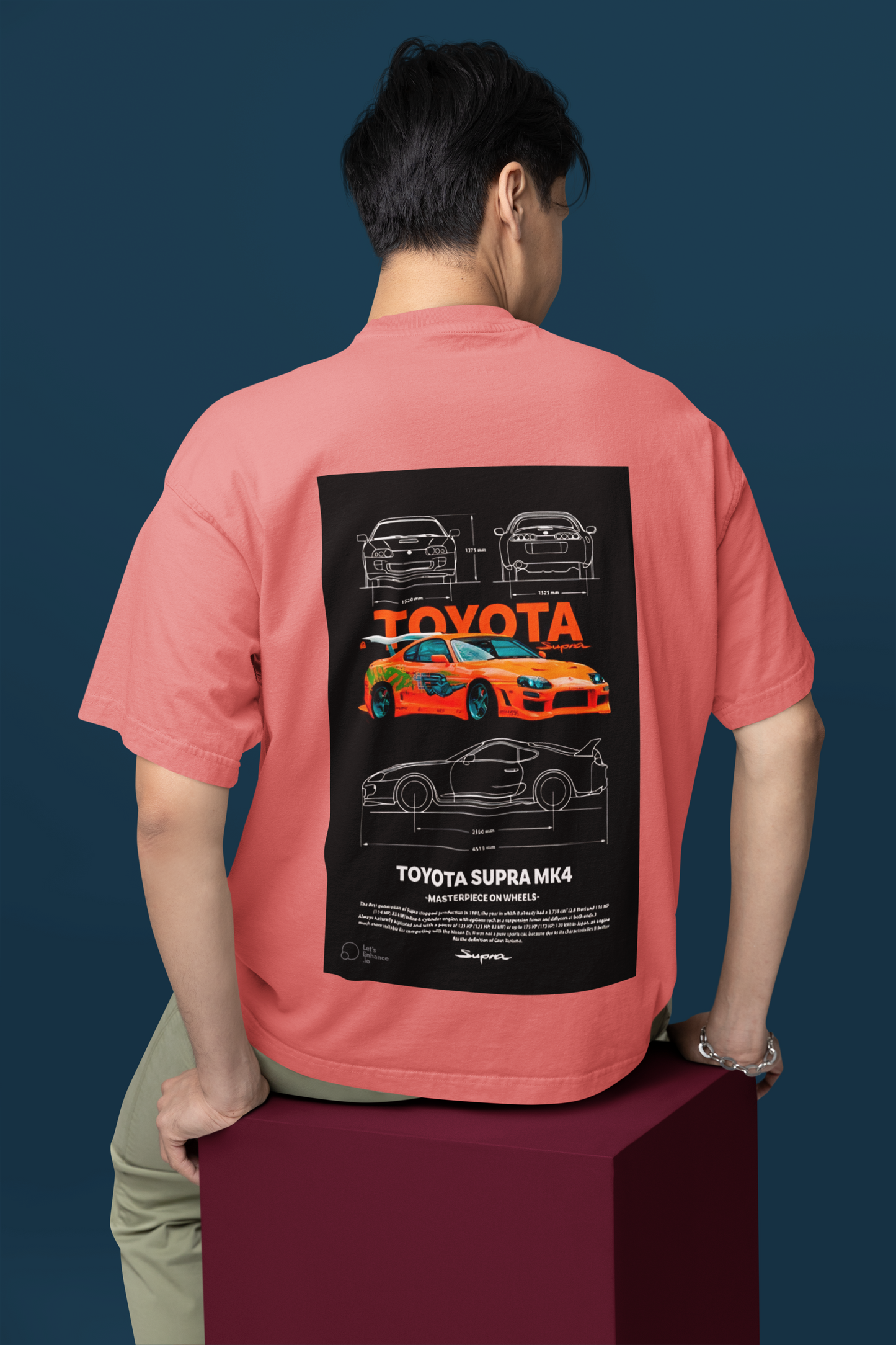 Toyota Supra MK4 Blueprint Tee β The Legend Lives On