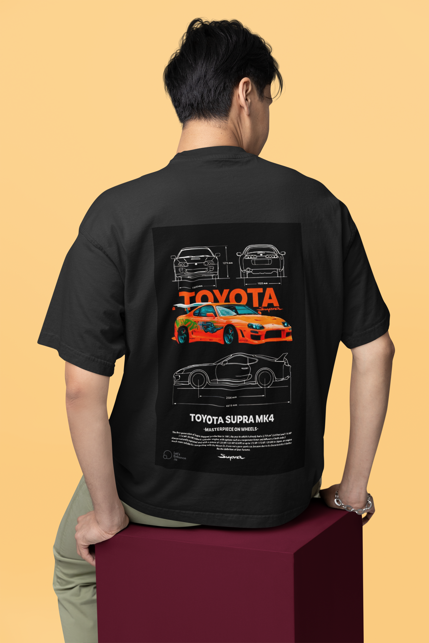 Toyota Supra MK4 Blueprint Tee β The Legend Lives On