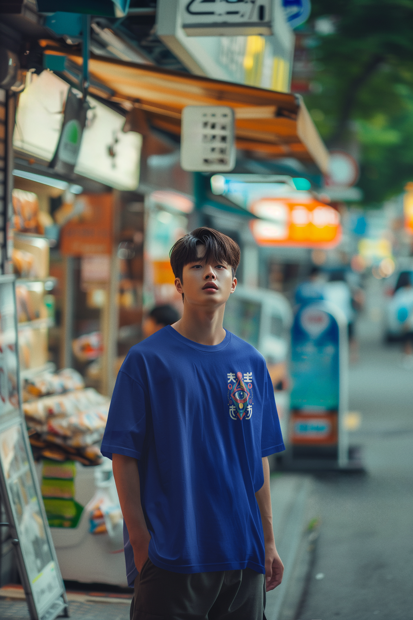 Neo Eye Oversized Tee – Vision Beyond Limits