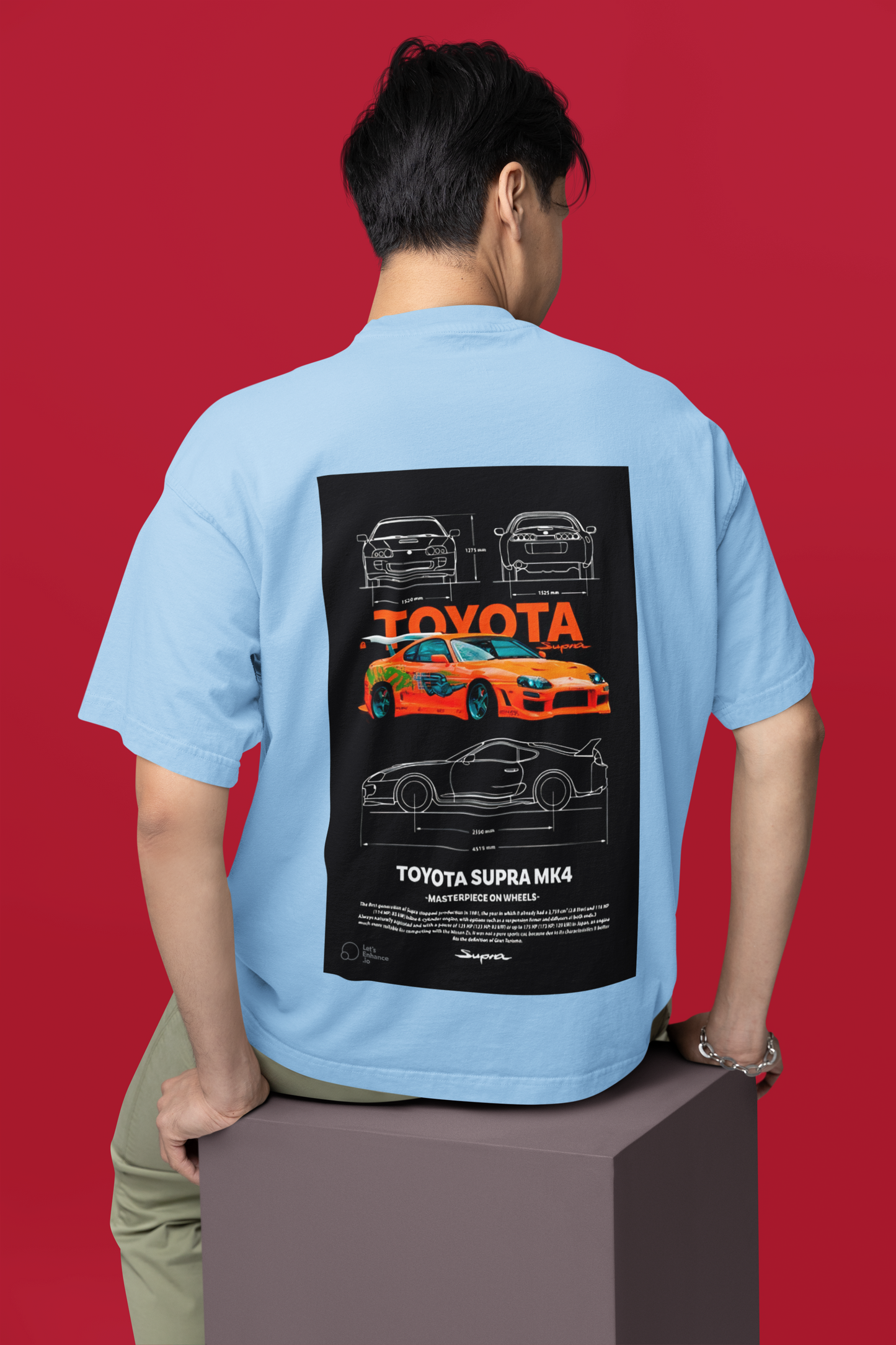 Toyota Supra MK4 Blueprint Tee – The Legend Lives On