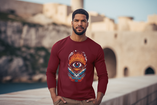 Burning Vision – Urban Psy Trippy Eye Print"